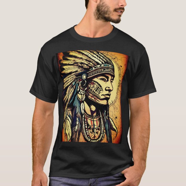 RED INDIAN T - SHIRT (Vorderseite)