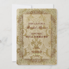 Red Indian Wedding - Brautparty Card Einladung