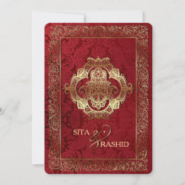 Red Indian Wedding - Einladungskarte