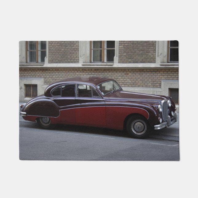Red Jaguar Mark IX Fußmatte (Vorderseite)