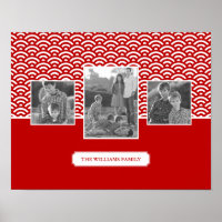 Red Japanese Pattern | Fotos und Texte aus der Fam