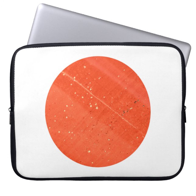 Red Jasper Jade Gemstone Computer Sleeve (Vorderseite)