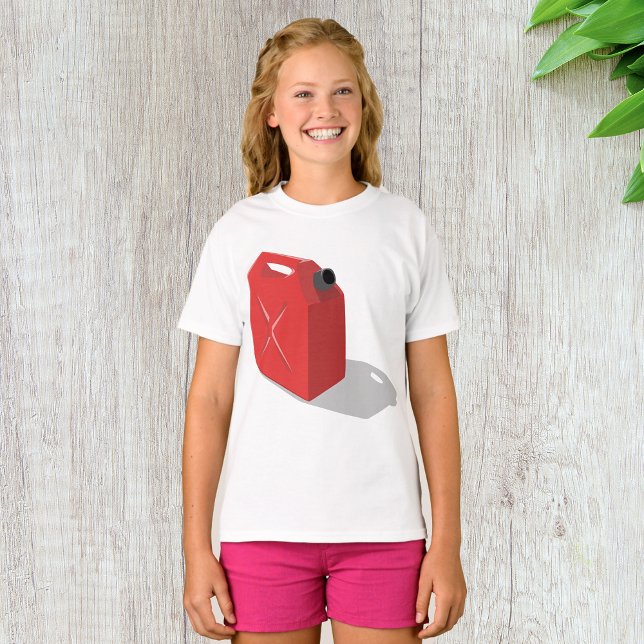 Red Jerrican Girls T - Shirt (Von Creator hochgeladen)