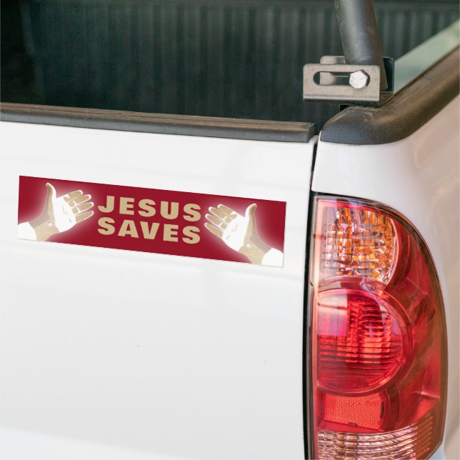 red JESUS RETTE Autoaufkleber (Auf Lkw)