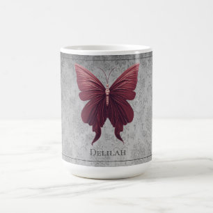Red Jeweled Butterfly Kaffeetasse