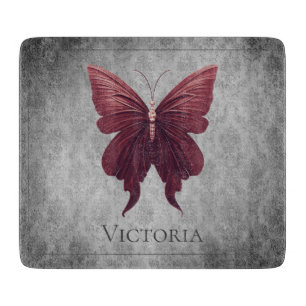 Red Jeweled Butterfly Schneidebrett