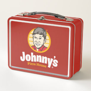 Red Johnny's Pizza House Metall Brotdose