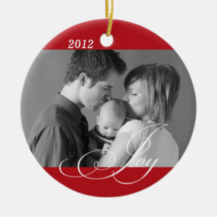 Red JOY Custom Foto Urlaubsstimmung wahren Keramikornament