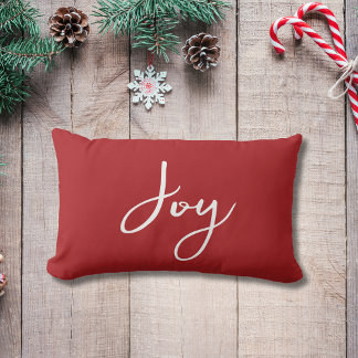 Red Joy Pillow Lendenkissen