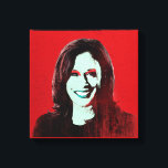 Red Kamala Harris Pop Art Leinwanddruck<br><div class="desc">Politischer Pop Art Gear und politische Geschenke von PolitiClothes.com & PolitiCardz.com finden die einzigartigsten Wahlen und politischen Geschenke inklusive: politische T - Shirt, politische Autoaufkleber, politische Buttons, politische Poster, politische Buttone, politische Karten, politische Tasse, politische Plakate, politische Zeichen und mehr! Politische Kunst & Gear: http://www.PolitiClothes.com Politische Karten und Geschenke: http://www.PolitiCardz.com...</div>