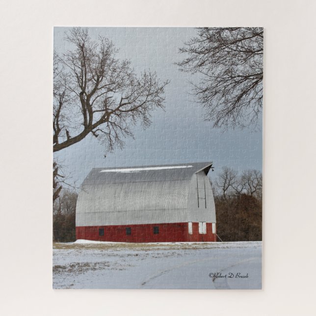 Red Kansas Barn (Vertikal)