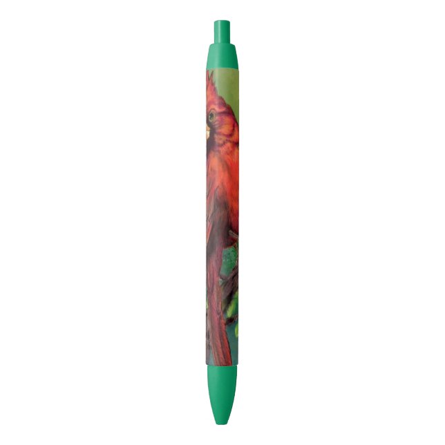 Red Kardinal Bird Pen Kugelschreiber (Vorderseite Vertikal)