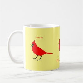 Red Kardinal Bird Thunder_Cove Kaffeetasse