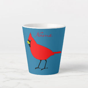 Red Kardinal Bird Thunder_Cove Milchtasse