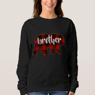Red Kariert Brother Buffalo Matching Family Pajama Sweatshirt