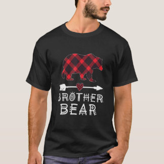 Red Kariert Brother Buffalo Matching Family Pajama T-Shirt