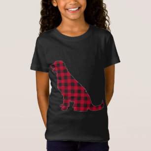Red Kariert Labrador Retriever Dog Lover Christmas T-Shirt