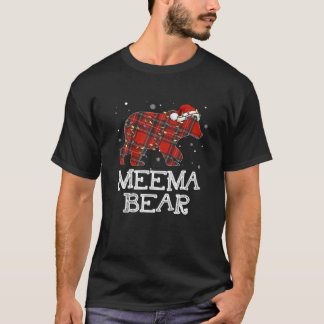 Red Kariert Meema Bear Buffalo Family Pajama Chris T-Shirt