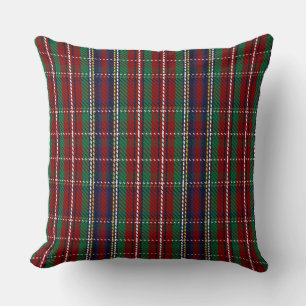 Red Kariert Scottish Rustic Flannel Print Kissen