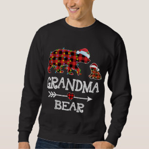 Red Kariert Xmas Matching Family Weihnachten Oma B Sweatshirt