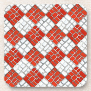 RED KARO MOSAIC Hard Plastics Untersetzer