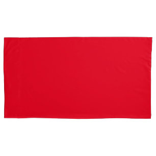 Red King Size Kissen Case Pair Kissenbezug