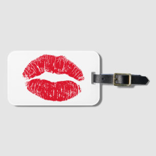 Red Kissing Lips Gepäckanhänger