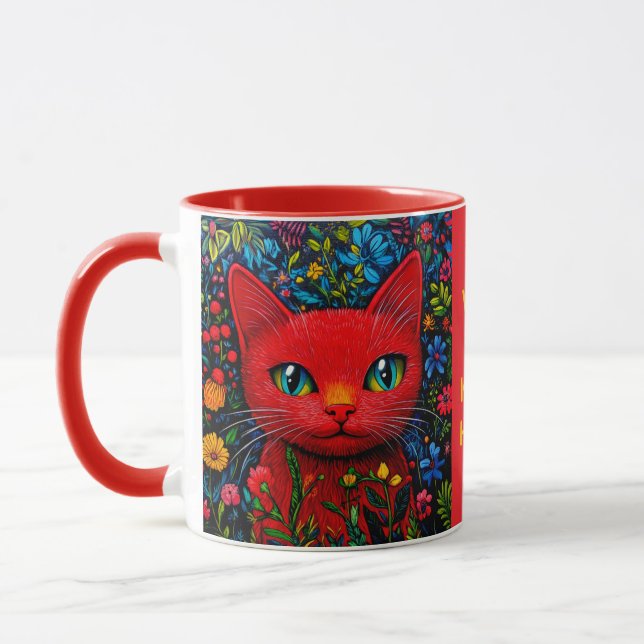 Red Kitty Tasse (Links)