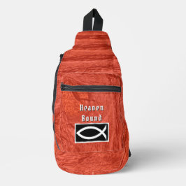 Red Knotty Heaven Bound Crossbody Bag
