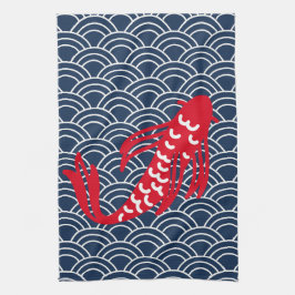 Red Koi Fish Geschirrtuch