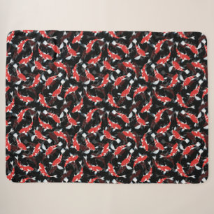 Red Koi Fish Pattern Sherpadecke
