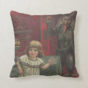 Red Krampus Girl Dining Room Switch Kissen