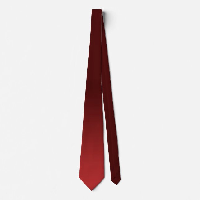 Red Krawatte Simple Red Wash Neckties Stylish Cust (Vorderseite)