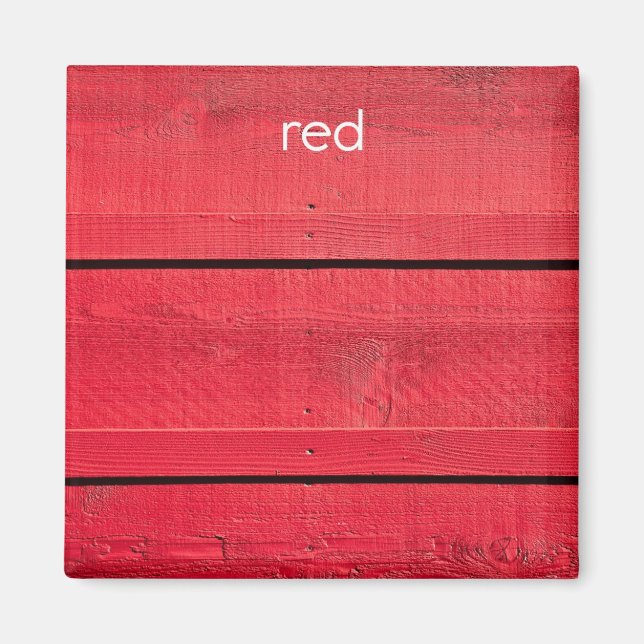 Red Kühlschrank Magnet (Vorne)