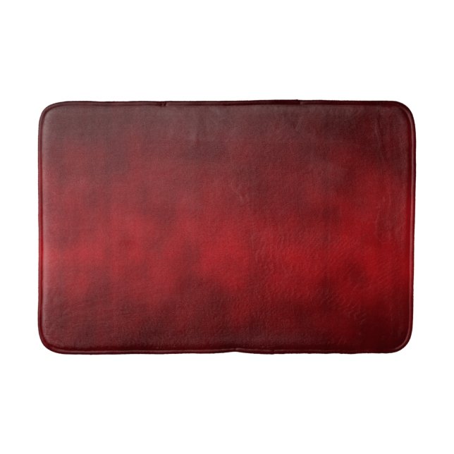 Red Künstlerisch Gothic Ombre Badematte (Vorderseite)