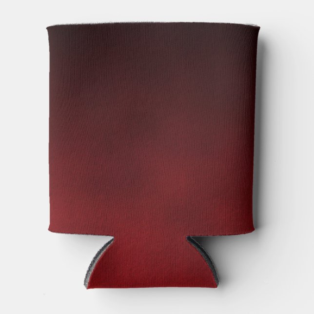 Red Künstlerisch Gothic Ombre Dosenkühler (Vorderseite)