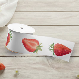 Red Lace Berry First Birthday  Satinband