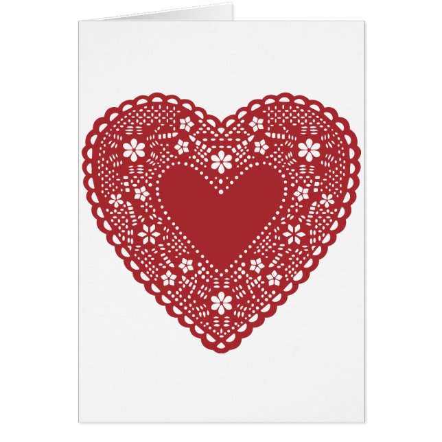 Red Lace Heart (Devant)