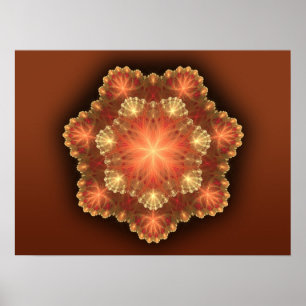 Red Lace Poster