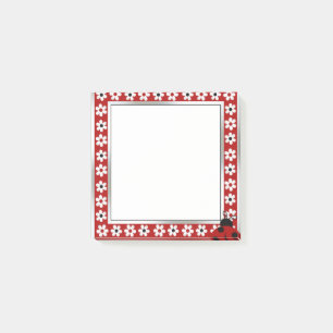 Red Lady Bug Post-it® Notes Post-it Klebezettel