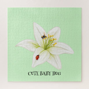 Red Ladybug Rosa Lily Blume individuelle Name