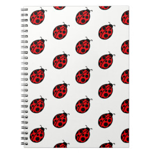 Red Ladybug School Notebook Geschenk Notizblock