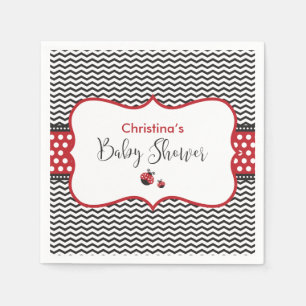 Red Ladybug Serviette