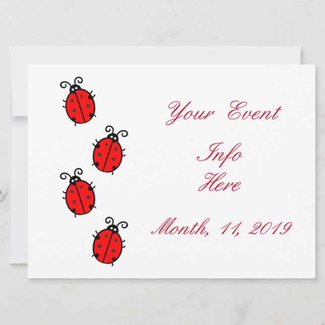 Red Ladybugs Crawling Thunder_Cove (Vorderseite)