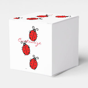 Red Ladybugs Crawling Thunder_Cove Geschenkschachtel