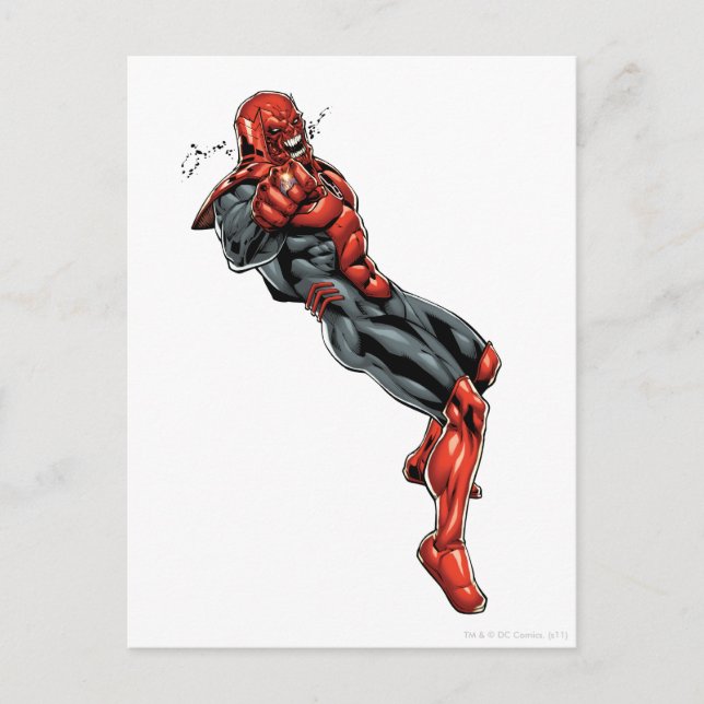 Red Lantern Corps - Rage Leaning 2 Postkarte (Vorderseite)