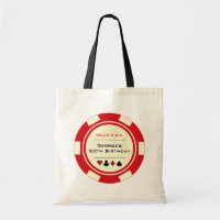 Red Las Vegas Casino Poker Chip