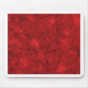 Red Lava Rock Texture Mousepad