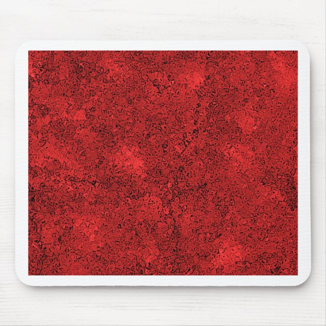 Red Lava Rock Texture Mousepad (Vorne)