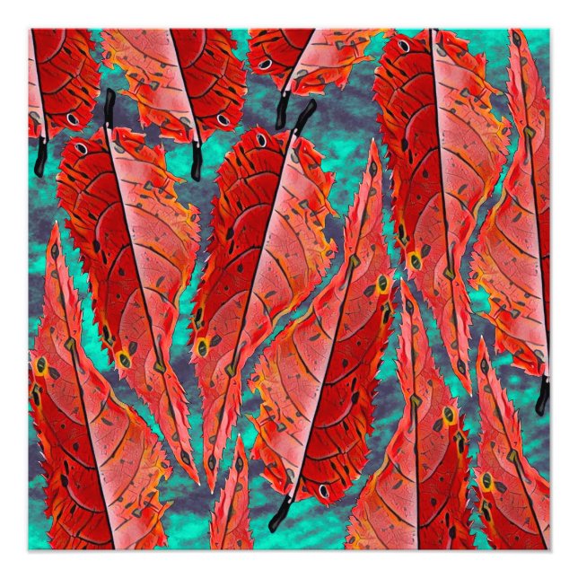 Red Leaves Fotodruck (Vorne)